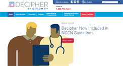 Desktop Screenshot of deciphertest.com