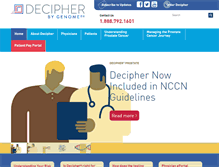 Tablet Screenshot of deciphertest.com